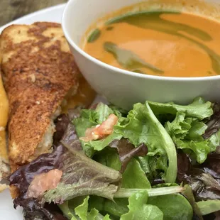 Grilled Cheese & Tomato Soup
