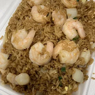 Lg shrimp fried rice