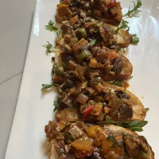 Bruschetta caponata