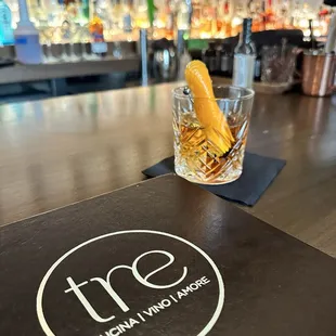 Bar area, old fashioned