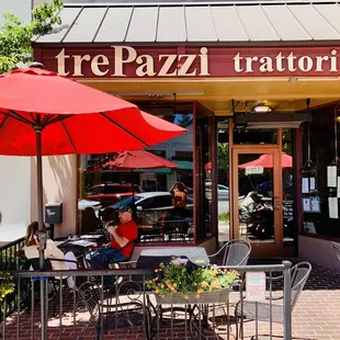 Outside sitting area