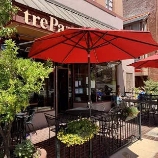 Outside sitting area