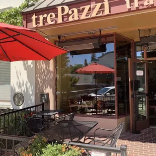 Outside sitting area