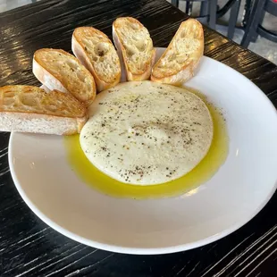 House-pulled fresh mozzarella