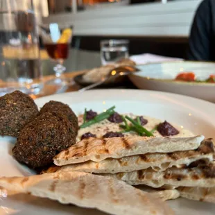 Falafel and Hummus
