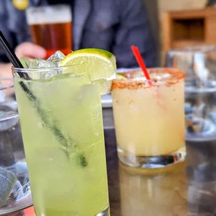 Italian Mojito &amp; Pineapple Jalapeno Margarita