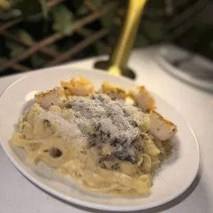 Black Truffle Mushroom Fettuccine Pasta