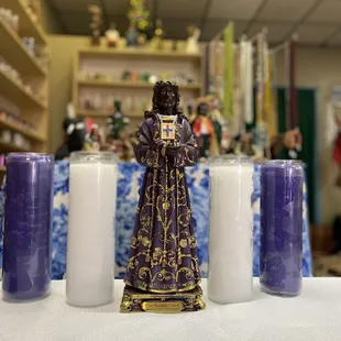 Statues, candles, oils and more