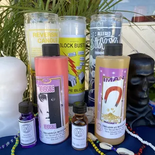 Statues, candles, oils and more