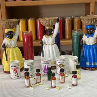 Statues, candles, oils and more