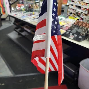 US flag made in China  illegally being sold in Minnesota.
