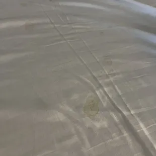 Unknown stain on my sheets