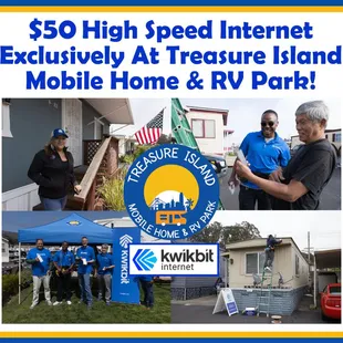 Are you looking for an RV Park with a high speed, low cost internet? When our residents depend on high speed internet for thi...