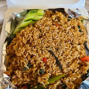 Spicy Fried Rice was ok
