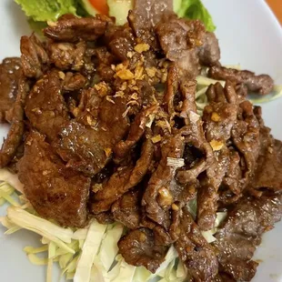 Garlic and Pepper Beef $13.95