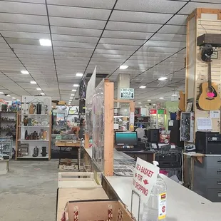 View as you walk into store.