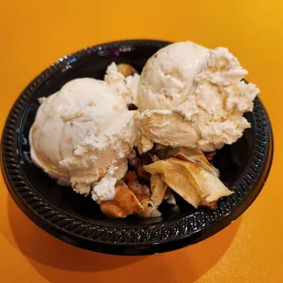 Waffle with Scoop of Baklava
