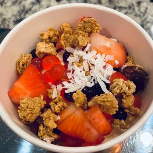 Fruit, granola &amp; FroYo!