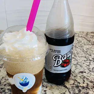 Float options! Coke, Root Beer, Dr Pepper