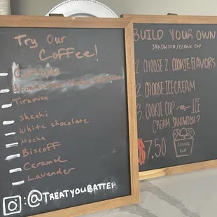 Coffee options