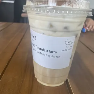 Tiramisu Latte