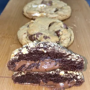 Nutella Stuffed Cookies Chocolate Chip Cookies