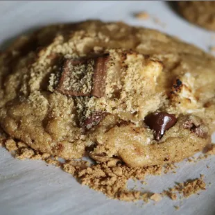 a chocolate chip cookie