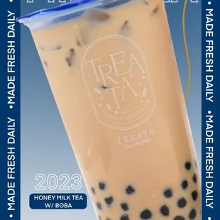a cup of milk tea