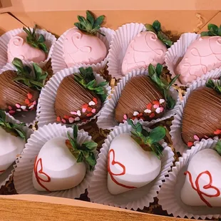 Valentine's strawberries