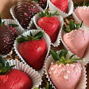 Valentine's strawberries