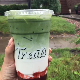 Strawberry Matcha Latte
