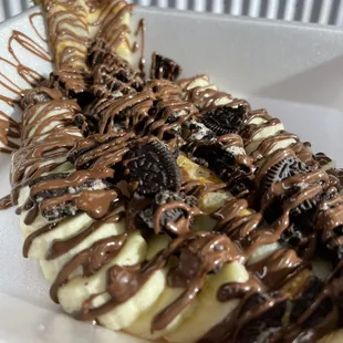 Oreo Crepe with banana