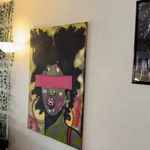 a woman with a pink hat