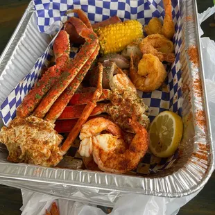 Seafood platter