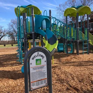 New play structure placed Summer 2020.