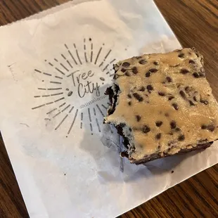 a chocolate chip cookie