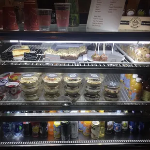 To-go snacks and drinks.