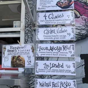 Menu, Tree Dog Roots Food Truck, Seminole Heights, Tampa