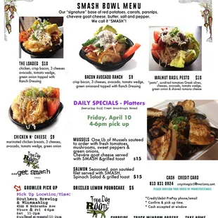 Today's Menu Friday April 10th.  Parked at Southern Brewing 4500 N nebraska Ave Pick up 4-6 today. Check out our weekend schedule