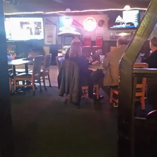 people sitting at tables