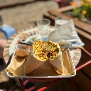 Treehouse Cafe: inside the vegan burrito