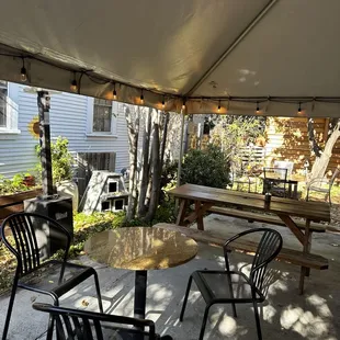 Outdoor seating