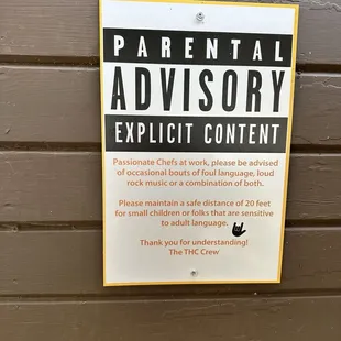 Funny sign outside