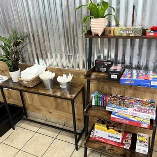 Board games available!