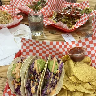 Assortment of dishes. Mmmmm good!