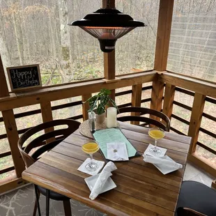 Inside the treehouse