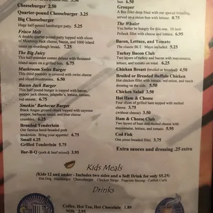 Menu September 2019