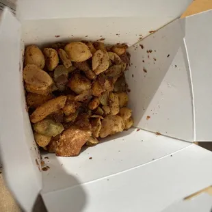 a box of fried food