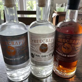 We ended up buying two gins and a whisky