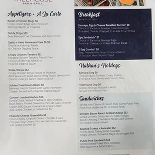 Menu side B, Jan '24